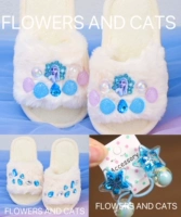 Голубая бриллиантовая буровая тапочка+веревка для волос