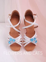 Blue-Crown-Latin Shoes