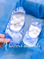 СИНЕ БЕСПЛАТНАЯ САТОНА Танцевальные туфли