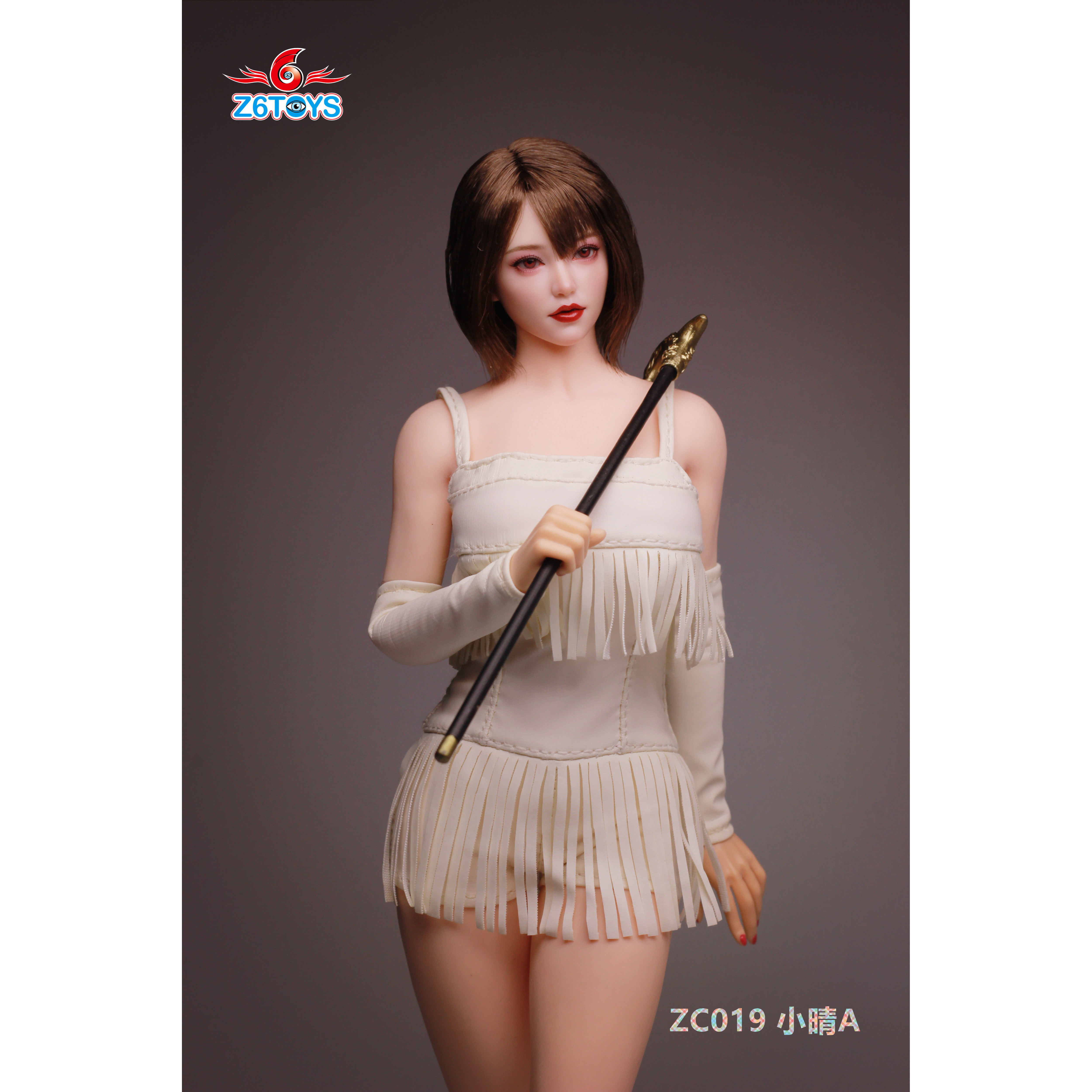 接单Z6TOYS 1/6 小晴ZC019ABCDEF 亚洲可动眼美女头雕头雕-淘宝Taobao