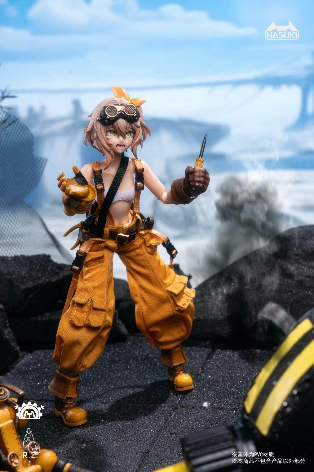 HASUKI PA007 1/12 Mechanic Fiona Collectible Female Action Figure