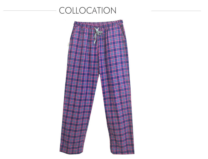 Quần Fenton Pajama Quần nữ Quần cotton Phần mỏng Băng thông Bông Thời trang Thủy triều Sinh viên Quần đơn Quần nhà quần ống suông nữ