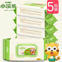 Small Raccoon Baby Wet Towels Big Packaging Special Price Infant Newborn Baby Wet Paper Towels Home Hand-mouth Butt Special
