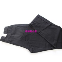 Beautiful nine split fork small straight pants 3032 pure black simple fashion loose comfortable pants wear new products