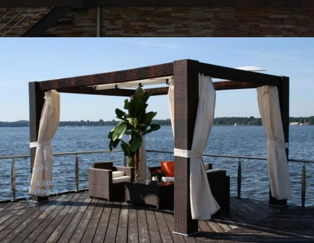 Lều mây gazebo ngoài trời sân vườn ngoài trời biệt thự phòng tắm nắng ghế treo ban công