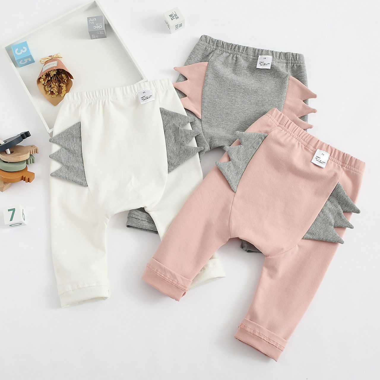 Spring autumn boy big PP pants baby Harun pants pure cotton outside wearing foreign pantypants female baby fart inner lap pants