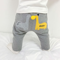 Boys and girls cotton spring and autumn infants wear casual big ass foreign girl baby opening week 0-3PP pants 2 years old