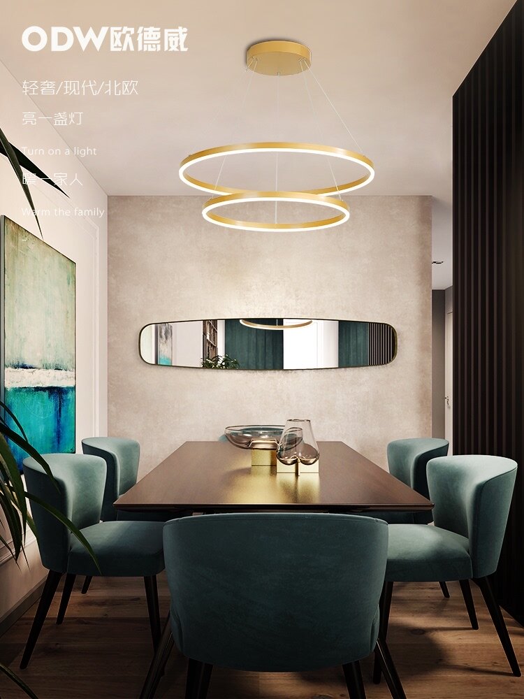 Living room lights 2021 new chandelier Nordic simple modern bar bedroom creative home personality dining room lamps