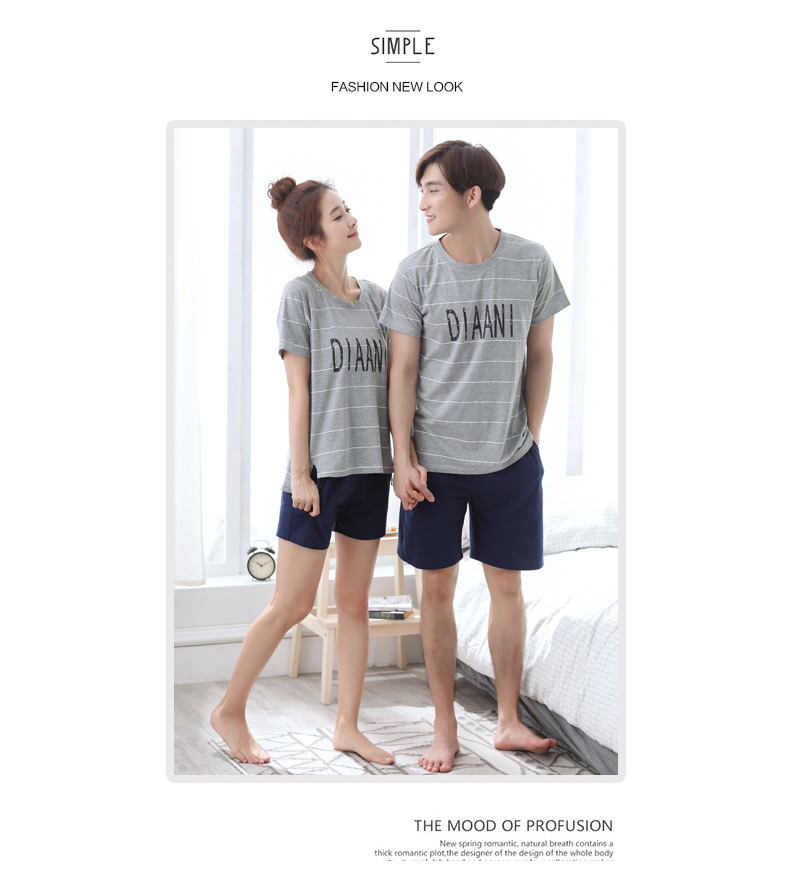 Pyjama mixte en Coton à manche courte - Ref 3005860 Image 10