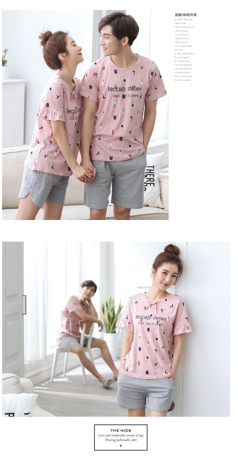 Pyjama mixte en Coton à manche courte - Ref 3005860 Image 27