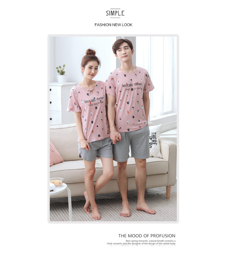 Pyjama mixte en Coton à manche courte - Ref 3005860 Image 25