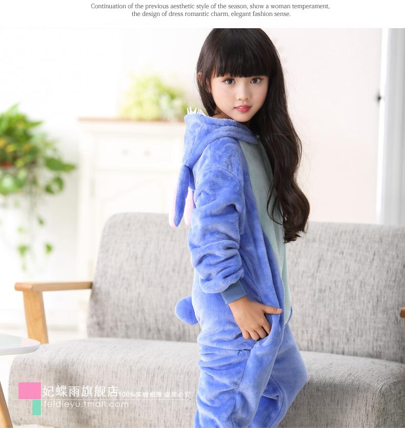 Mùa thu và mùa đông trẻ em khủng long hươu cao cổ nam và nữ trẻ em đồ ngủ liền nhau san hô nhung dễ thương phim hoạt hình cha mẹ trẻ em quần áo do lot nam
