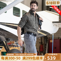 American 5 11 Strikers Tactical Shorts 73327 Elastic Plaid 511 Multi-Pocket Breathable Summer Five-Fifth Pants