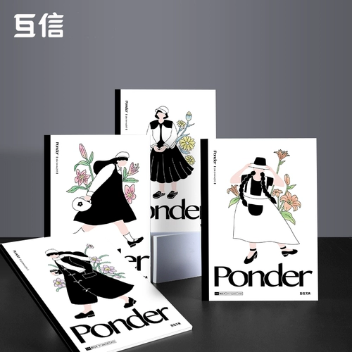 Ноутбук, милая свежая книга, высококачественный блокнот, практика для школьников, студенческая работа