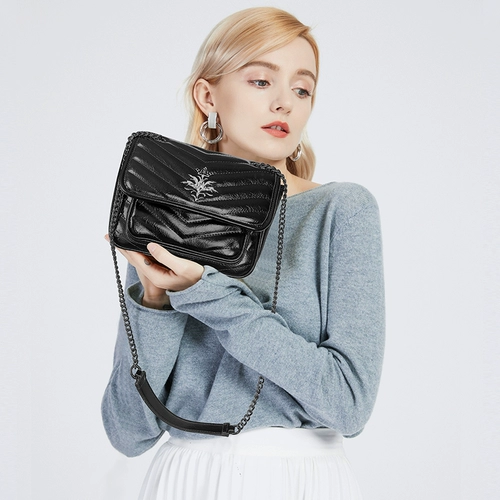 Модная цепь, сумка на одно плечо, сумка подмышку, небольшая сумка, сумка через плечо, на цепочке, популярно в интернете