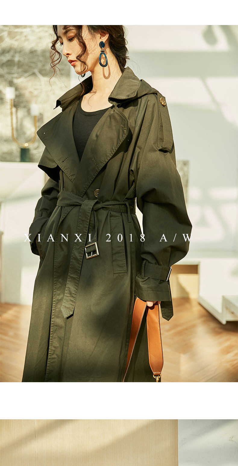 Trench pour femme en Coton en Coton - Ref 3226046 Image 10