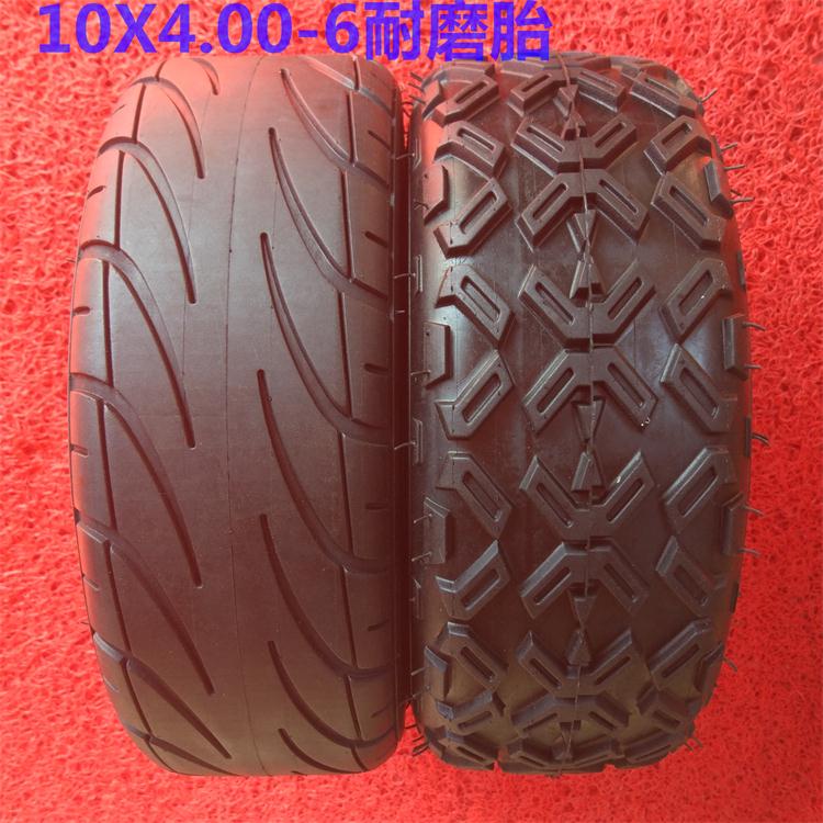 Electric Scooter Tire 10X4 00-6 Vacuum Abrasion Resistant Tire EVO Scooter Small electric car Highway tire the more
