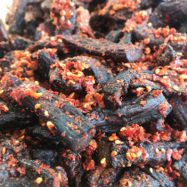 Freshly made beef jerky bulk Inner Mongolia hand-torn air-dried beef jerky semi-dried beef strips original spicy vacuum