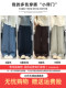 Blue suit wide-leg pants for women autumn and winter 2025 new high-waisted loose slimming lazy drape scimitar casual pants