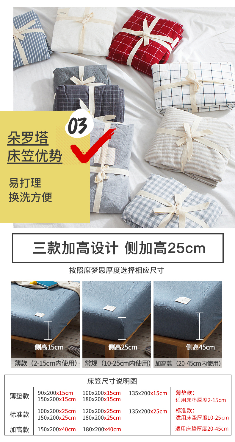 Khăn trải giường bằng vải cotton Khăn trải giường bằng vải bông đơn Ga phủ giường Everon