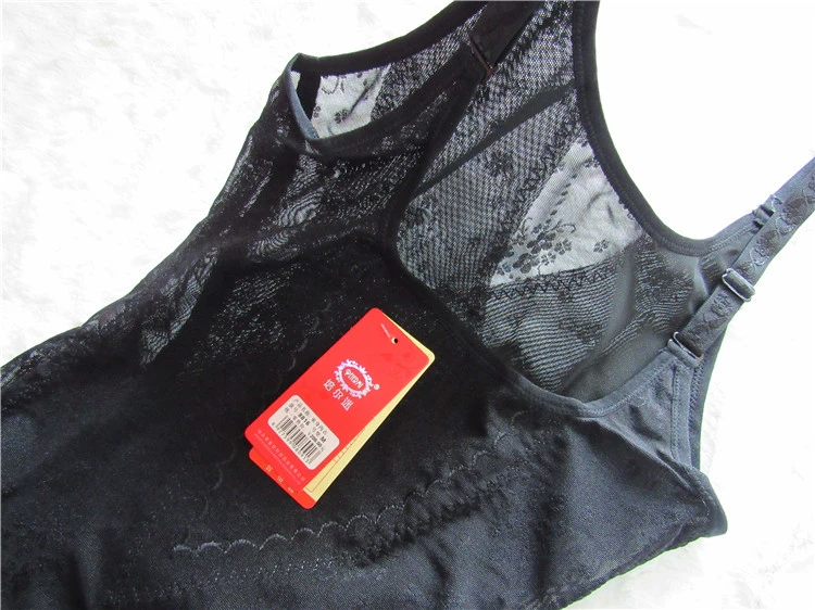 Người hâm mộ Peel 816 jacquard cơ thể thoáng khí phẳng góc áo nịt ngực liền kề áo hở vai mùa xuân và mùa hè mô hình đồ lót tạo dáng