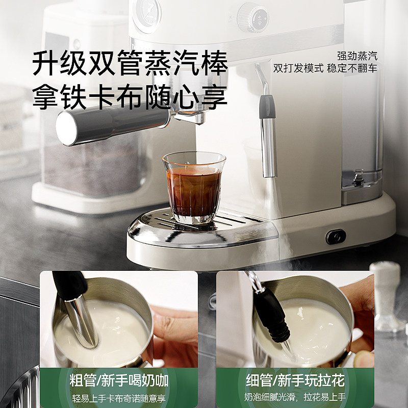 [Birthday Gift] National Subsidy 15% Peicui Pe3366S Xiaobai Xingxing Pro Italian Coffee Machine Small Size for Home Use