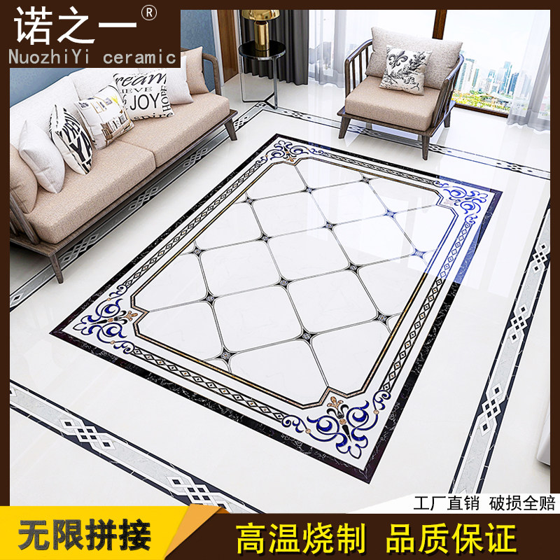 Silver plating living room parquet tile floor tiles entrance hall carpet tiles aisle corridor pattern floor tile throwing bricks