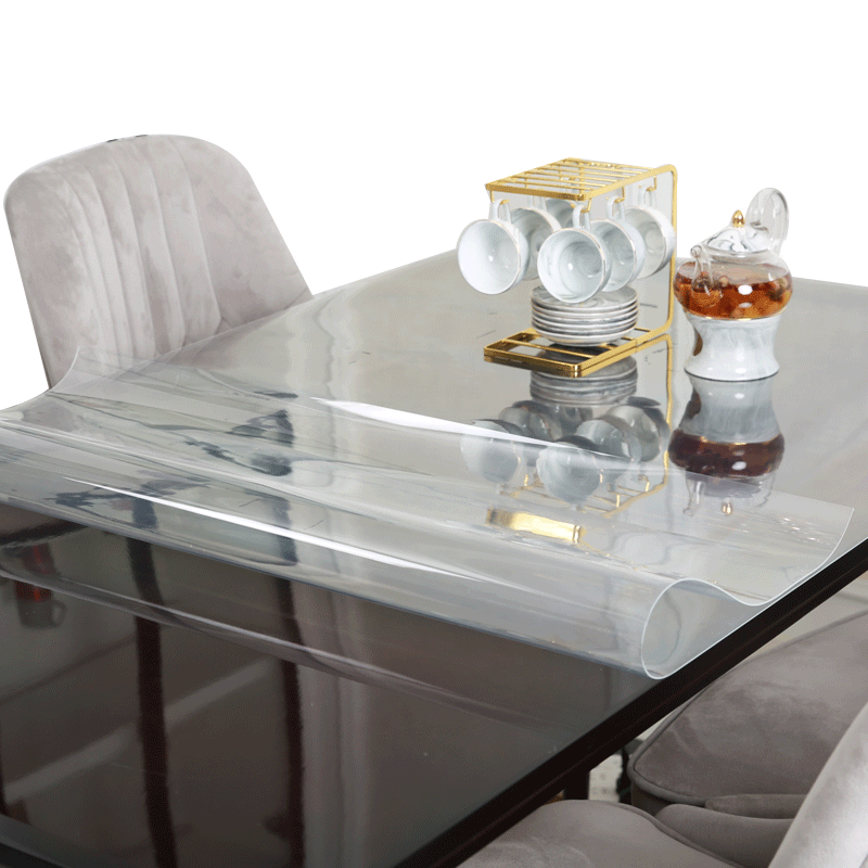 Odorless soft glass PVC transparent waterproof and oil-resistant tablecloth