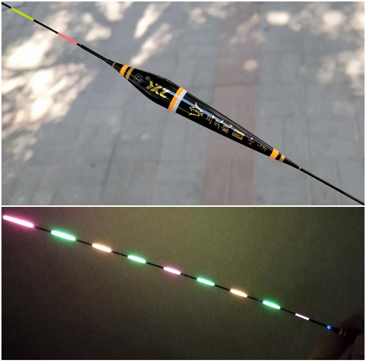 Yueshang night fishing big world trident 63cm electronic drift can change the tail black pit carp 60CM electronic drift
