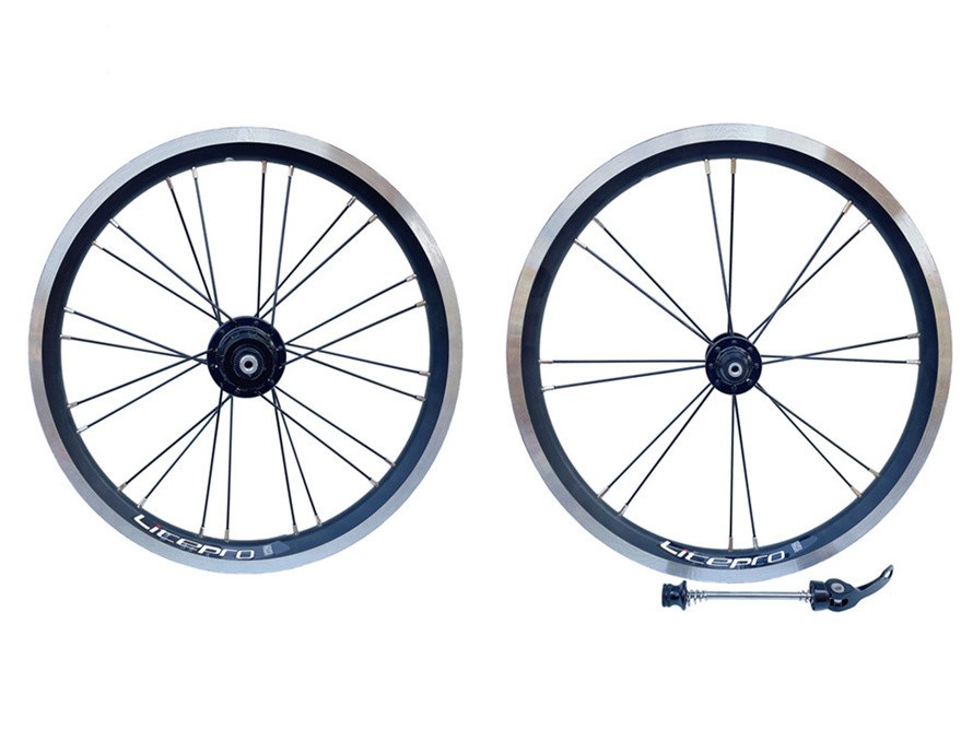 Litepro 16-inch folding car variable speed wheel set four Peilin quick release 305 wheel set suitable for 8 9 10 11 speed