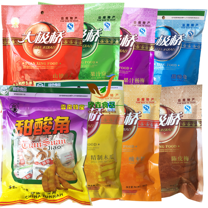Yunnan special production Tembo Tai Chi Bridge fruit and fruit dry composition Multi-taste fruit candied fruit 160 gr