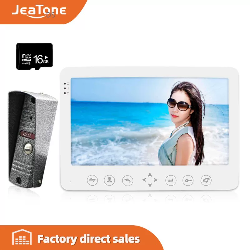 J Eaton E 7 inch video doorbell inter com system waterproof D