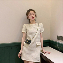 2021 new female summer fairy Super fairy Mori sweet world-weary sister wind temperament small fragrant wind casual jumpsuit skirt