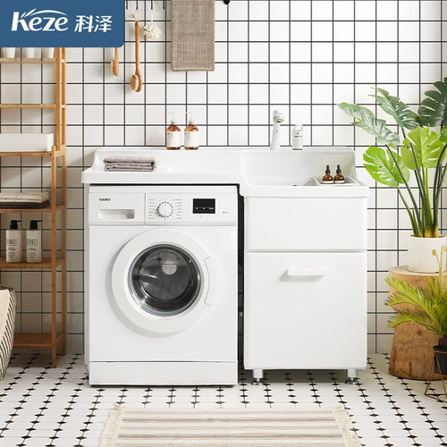 Индивидуальный шкаф для стиральной машины для балконов в интегрированном шкафу для стиральной машины с комбинацией тарелок для вырезания угла