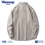 WASSUP DOZEN Осенняя рубашка для отдыха, японская куртка, свободный крой