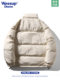 WASSUP DOZEN down jacket men's winter loose hooded simple versatile high street casual trendy cotton coat