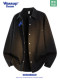 Wassup Dozen Retro Workwear Style Pure Cotton Long-Sleeved Shirt Men's Loose Casual Black Spring Jacket Top