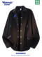 Wassup Dozen Retro 2026 New Spring Lapel Long-Sleeved Shirt Loose Casual Cardigan Shirt Jacket