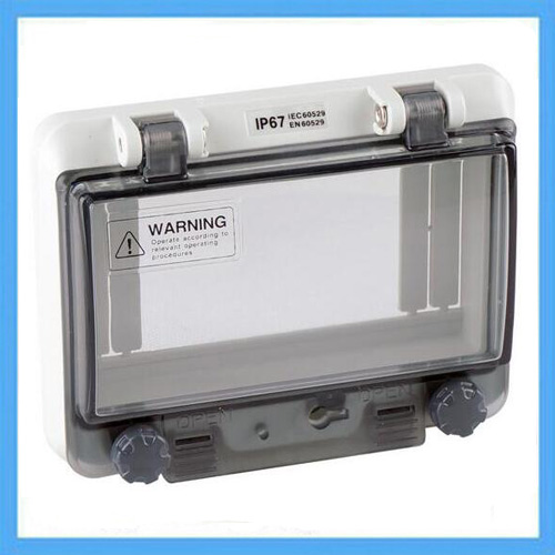 6 loop air switch bed pack earth leakage protection face cover 6 position breaker waterproof face mask 6P empty open shield