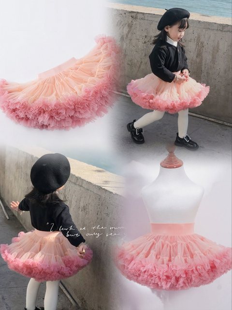 ເດັກຍິງ tutu skirt ພາກຮຽນ spring ແລະ summer ໃຫມ່ເດັກນ້ອຍຕາຫນ່າງ cake Princess skirt ເດັກນ້ອຍ dress skirt ເດັກຍິງ tutu skirt