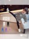 Girls' foreign style elastic shark pants 2022 spring new children's casual leggings baby all-match slim trousers