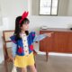 Snow White suit autumn and winter new girl's foreign style knitted sweater pleated skirt two-piece baby girl sweater autumn clothes