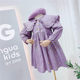 Baby girl doll collar floral dress 2022 spring new Korean version girl princess dress little girl long sleeve dress