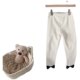 2022 spring and autumn new girls' foreign style leggings baby bow elastic pencil pants children's warm pants trend