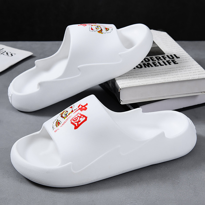 One word drag 2022 new wear and sand anti-slip, feel cool drag summer outwear 100 hitch slippers male