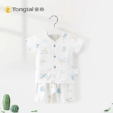 童泰 Хлопковый комплект для раннего возраста, комбинезон, штаны подходит для мужчин и женщин для девочек, шорты, короткий рукав