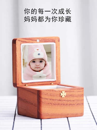 Детский сувенир для новорожденных, термочехол, музыкальная фотография ручной работы для хранения пуповины для молочных зубов, «сделай сам»