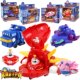 Happy Baby 3-6 Years Old Boys' Children's Toys Transforming Robot Sweetheart Flower Heart Caution Superman Motorcycle Clearance Sale