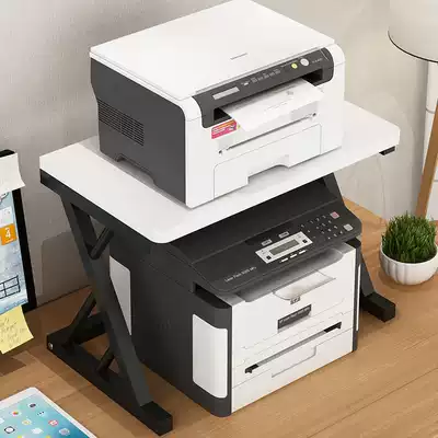 Put the printer shelf office desk pin storage shelf multi-function table Express single desktop