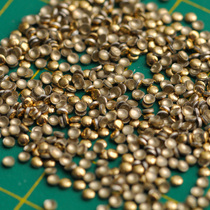 DIY ob11 baby clothes imported small round pieces hot nails decorative buckle gold black mini animal eyes 1 5mm